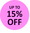 Up to 15 % off