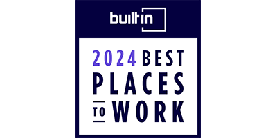 Built In 2024 Best Places to Work badge