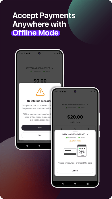 A mobile device showing the Xplor Pay mobile app
